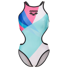 Load image into Gallery viewer, arena-womens-swimsuit-one-placement-tech-back-multi-black-010671-505-ontario-swim-hub-2
