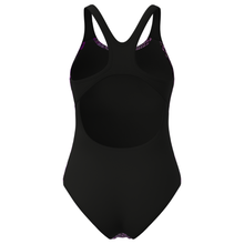 Load image into Gallery viewer, arena-womens-swimsuit-peacock-swim-pro-back-multi-pink-black-011693-550-ontario-swim-hub-4
