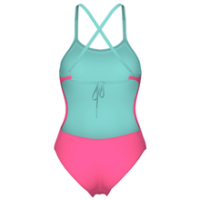 Load image into Gallery viewer, arena-womens-swimsuit-tie-back-solid-shocking-pink-water-010350-970-ontario-swim-hub-4
