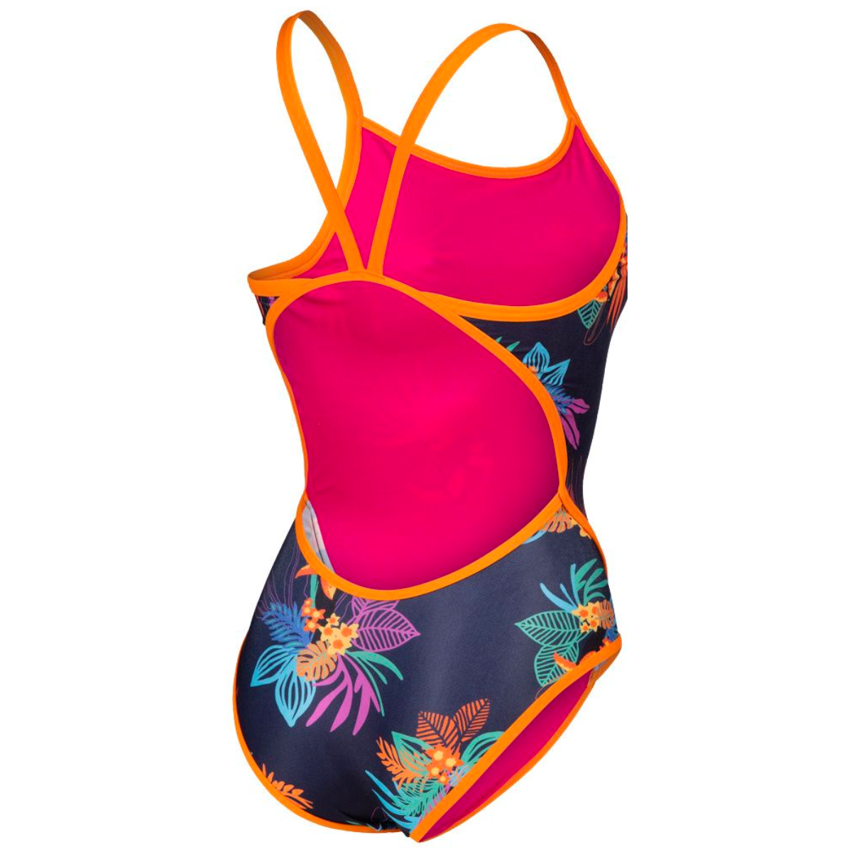 ARENA Damen Badeanzug Toucan Super Fly Back – Chlorbeständig, Recyceltes Polyester, UPF50+, Für Training & Wettkampf