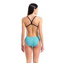 Load image into Gallery viewer, arena-womens-swimsuit-water-maze-challenge-back-water-multi-black-011886-850-ontario-swim-hub-2
