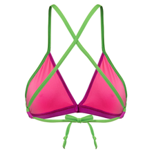 Load image into Gallery viewer, arena-womens-team-swim-top-tie-back-solid-very-fuchsia-team-green-004768-960-ontario-swim-hub-3
