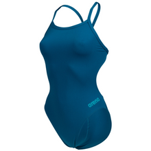 Load image into Gallery viewer, arena-womens-team-swimsuit-challenge-solid-blue-cosmo-004766-600-ontario-swim-hub-1
