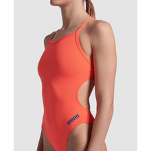 Load image into Gallery viewer, arena-womens-team-swimsuit-challenge-solid-bright-coral-004766-300-ontario-swim-hub-5
