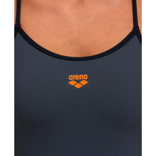 Load image into Gallery viewer, arena-womens-team-swimsuit-lace-back-solid-asphalt-black-004651-530-ontario-swim-hub-8
