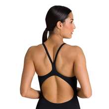 Load image into Gallery viewer, arena-womens-team-swimsuit-lightdrop-back-solid-black-004767-550-ontario-swim-hub-5

