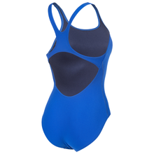 Load image into Gallery viewer, arena-womens-team-swimsuit-swim-pro-solid-neon-blue-team-orange-004760-803-ontario-swim-hub-4
