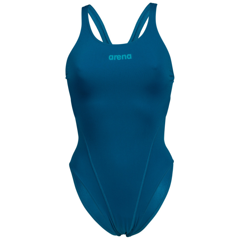 ARENA WOMEN'S TEAM SWIMSUIT SWIM TECH SOLID - BLUE COSMO – OntarioSwimHub