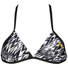 Load image into Gallery viewer, arena-womens-triangle-feel-bikini-top-black-white-001108-502-ontario-swim-hub-1
