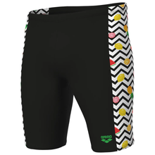 Load image into Gallery viewer, mens-arena-fruits-swim-jammer-black-multi-white-010711-515-ontario-swim-hub-2
