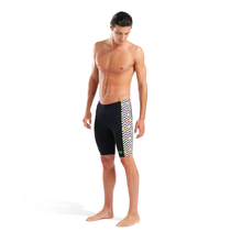 Load image into Gallery viewer, mens-arena-fruits-swim-jammer-black-multi-white-010711-515-ontario-swim-hub-8
