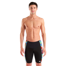 Load image into Gallery viewer, mens-arena-iguanas-swim-jammer-black-multi-010219-501-ontario-swim-hub-1
