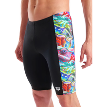 Load image into Gallery viewer, mens-arena-iguanas-swim-jammer-black-multi-010219-501-ontario-swim-hub-4
