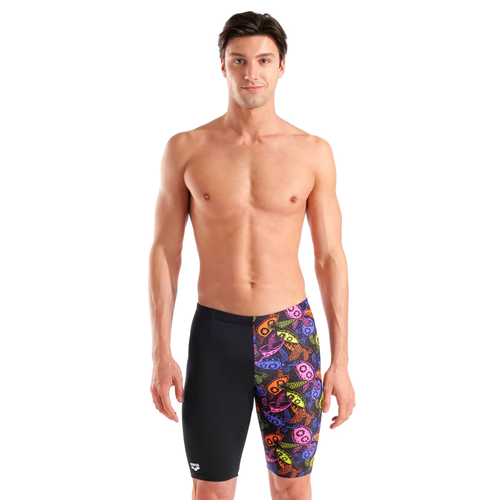 mens-arena-sea-turtles-swim-jammer-black-multi-010223-501-ontario-swim-hub-1