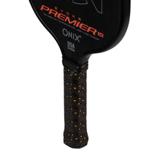 Load image into Gallery viewer, Onix Evoke Premier Pro Raw Carbon Pickleball Paddle 14 mm - handle closeup

