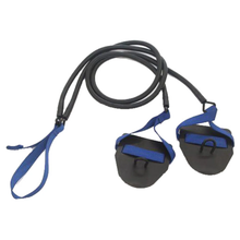 Load image into Gallery viewer, strechcordz-with-paddles-blue-14-34-lbs-s101bl-ontario-swim-hub-1

