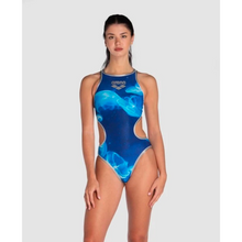 Load image into Gallery viewer,     womens-arena-one-tech-floating-swimsuit-silver-white-navy-multi-006651-550-ontario-swim-hub-5
