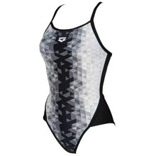 Load image into Gallery viewer, ONLY SIZE 24 - WOMEN&#39;S TRIANGLE PRISM SUPERFLY BACK - BLACK - OntarioSwimHub
