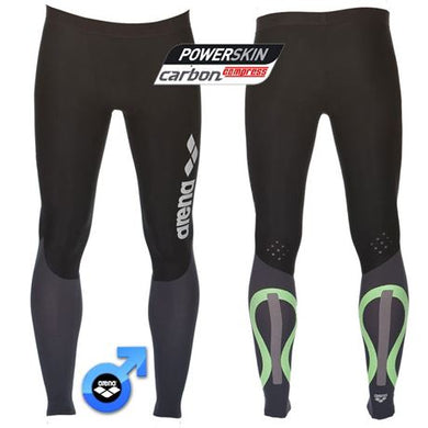 MEN'S CARBON COMPRESSION LONG TIGHTS - OntarioSwimHub