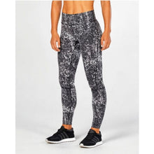 Load image into Gallery viewer, WOMEN&#39;S PLYOMETRIC PRINTED TIGHT - BSP/BLK - OntarioSwimHub
