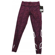 WOMEN'S MID-RISE PRINT COMPRESSION TIGHTS - COMPRESSION LEGGINGS