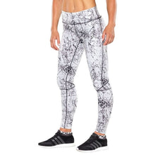 Load image into Gallery viewer, WOMEN&#39;S PLYOMETRIC PRINTED TIGHT - WSP/WHT
