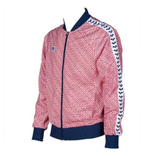 Load image into Gallery viewer, ARENA - M RELAX IV TEAM JACKET - DIAMONDS:WHITE:RED:NAVY (001229-417) front side
