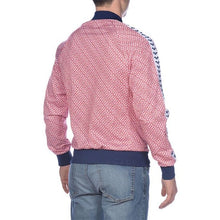 Load image into Gallery viewer, ARENA - M RELAX IV TEAM JACKET - DIAMONDS:WHITE:RED:NAVY (001229-417) model back
