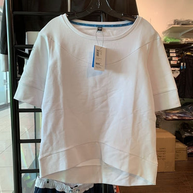 ARENA - W GYM S:S FLEECE - WHITE (001693-100) front