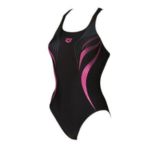 Load image into Gallery viewer, ONLY SIZE 32 - WOMEN&#39;S FLOW V BACK - BLACK - OntarioSwimHub
