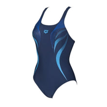 Load image into Gallery viewer, ONLY SIZE 32 - WOMEN&#39;S FLOW V BACK - NAVY - OntarioSwimHub
