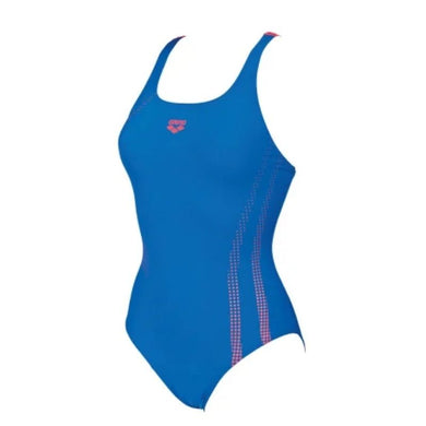 ONLY SIZE 32 - WOMEN'S SHADOW ONE-PIECE SWIMSUIT - ROYAL - OntarioSwimHub