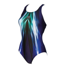 Load image into Gallery viewer, ONLY SIZE 32 - WOMEN&#39;S SHINING V BACK - NAVY - OntarioSwimHub
