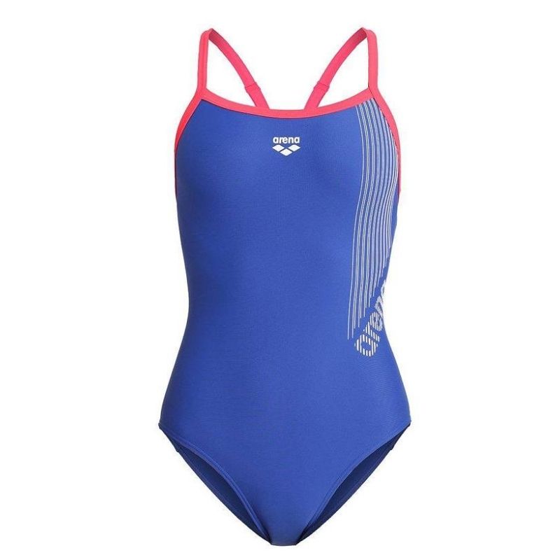 ONLY SIZE 32 - WOMEN'S SLIPSTREAM ONE-PIECE SWIMSUIT - ROYAL - OntarioSwimHub