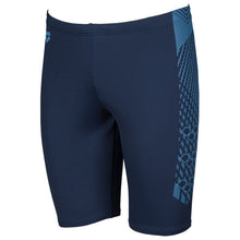 Load image into Gallery viewer, arena-boys-feather-jammer-navy-turquoise-002951-708-ontario-swim-hub-1
