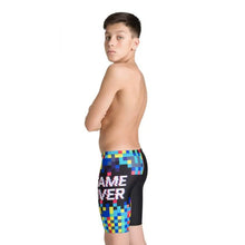 Load image into Gallery viewer, arena-boys-game-over-jammer-black-multi-003516-500-ontario-swim-hub-6
