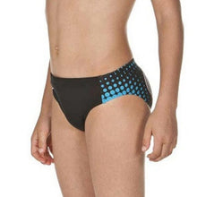 Load image into Gallery viewer, ONLY SIZE 26 - BOYS&#39; HEY BRIEF - BLACK - OntarioSwimHub
