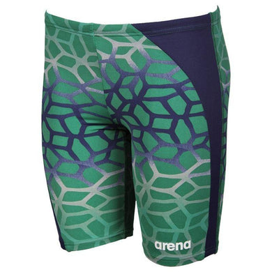 BOYS' POLYCARBONITE II PANEL JAMMER - GREEN - OntarioSwimHub