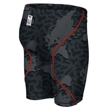 Load image into Gallery viewer, BOYS&#39; POWERSKIN ST 2.0 JAMMER back right LIMITED EDITION - GREY MAP - OntarioSwimHub

