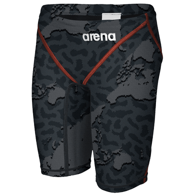 arena Race Suit for Boys in Limited Edition Grey Map - Boys' Powerskin ST 2.0 Jammer front left