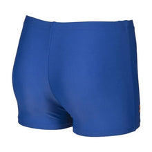 Load image into Gallery viewer, ONLY SIZE 26 - BOYS&#39; SCRATCHY SHORTS - ROYAL/TANGERINE - OntarioSwimHub
