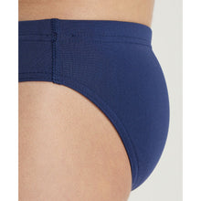 Load image into Gallery viewer,    arena-boys-solid-brief-navy-white-2a258-75-ontario-swim-hub-7
