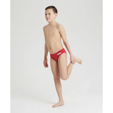 Load image into Gallery viewer,     arena-boys-solid-brief-red-white-2a258-45-ontario-swim-hub-5
