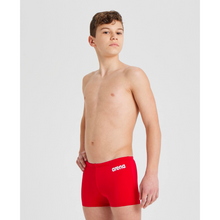 Load image into Gallery viewer, arena-boys-team-swim-short-solid-red-white-004777-450-ontario-swim-hub-5
