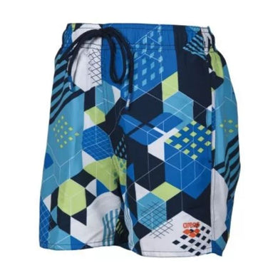 JUNIOR CUBES BOXER SWIM SHORTS - OntarioSwimHub