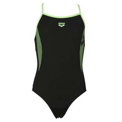ONLY SIZE 26 - GIRLS' DEMETRA ONE-PIECE SWIMSUIT - BLACK - OntarioSwimHub