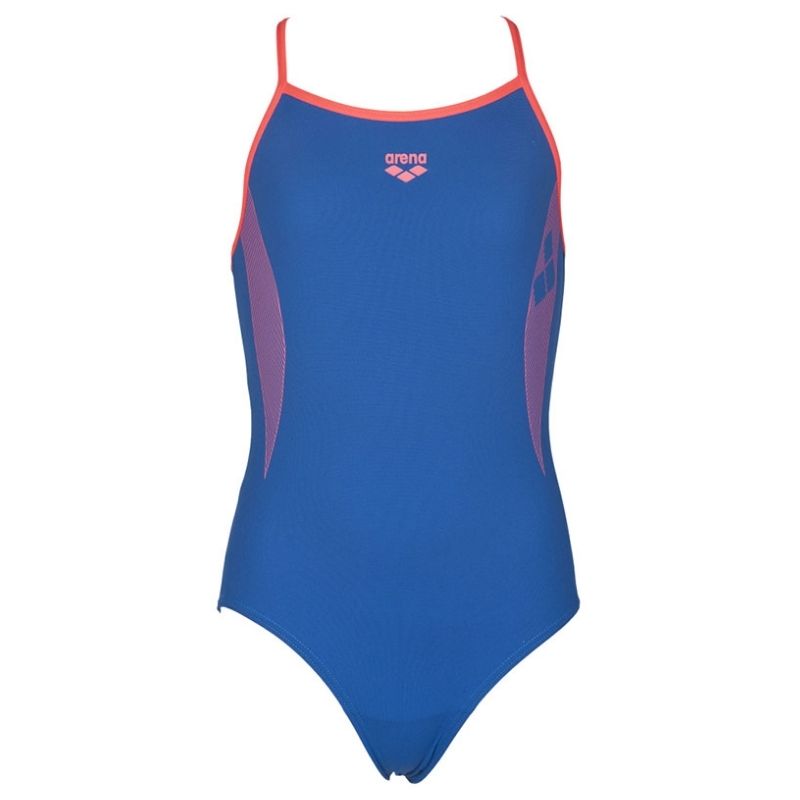 ONLY SIZE 26 - GIRLS' DEMETRA ONE-PIECE SWIMSUIT - ROYAL - OntarioSwimHub