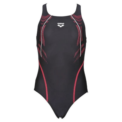 ONLY SIZE 26 - GIRLS' ENERGY ONE-PIECE SWIMSUIT - BLACK - OntarioSwimHub