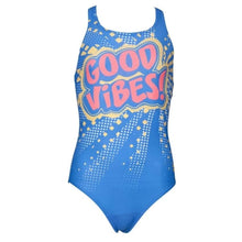 Load image into Gallery viewer, ONLY SIZE 26 - GIRLS&#39; FEELING ONE-PIECE SWIMSUIT - BLUE - OntarioSwimHub
