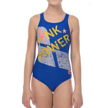 Load image into Gallery viewer, ONLY SIZE 26 - GIRLS&#39; PINK POWER ONE-PIECE SWIMSUIT - ROYAL - OntarioSwimHub
